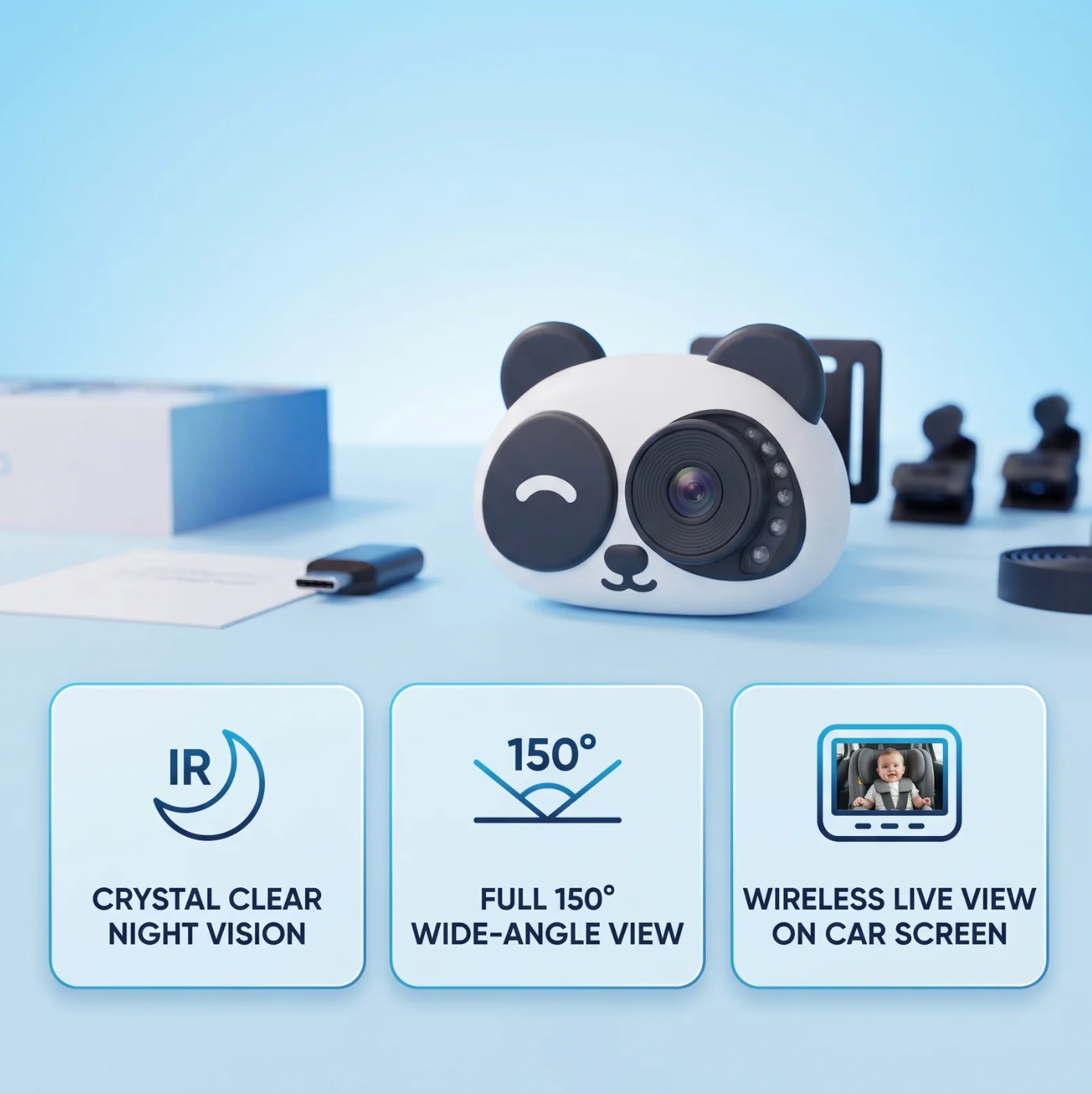 SafeView Camera by PeekSeat™