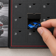 Audi model being revealed from one calendar door