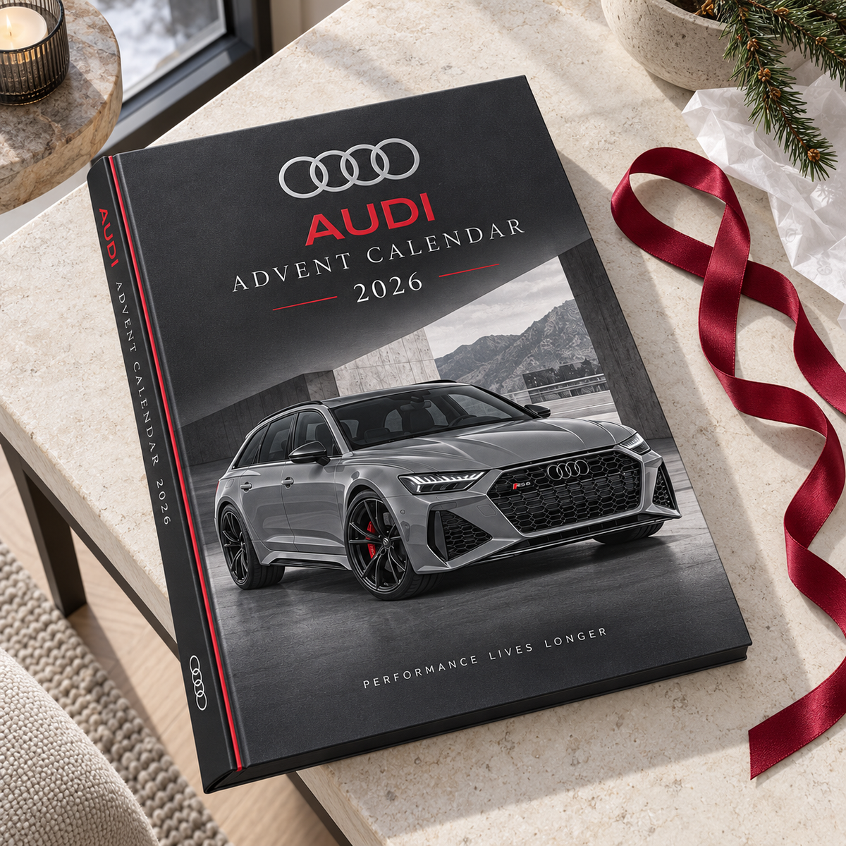 Audi Advent calendar presented as a December gift